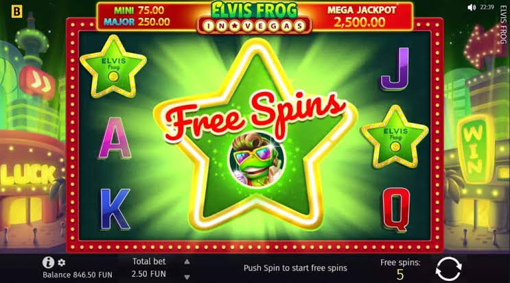 Elvis Frog TrueWays – Big win celebration screen showing 5000x multiplier